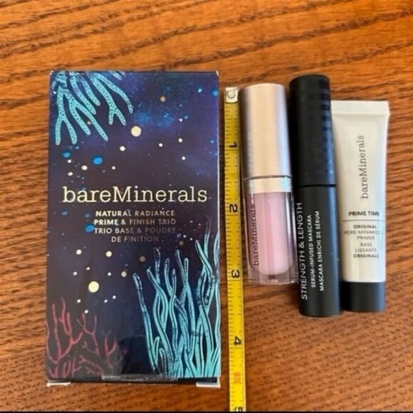 NEW ~ BAREMINERALS TRIO + FLAWLESS FACE BRUSH - Picture 5 of 9